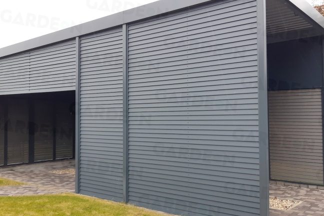 Moderný prístrešok SIEBAU pre karavan