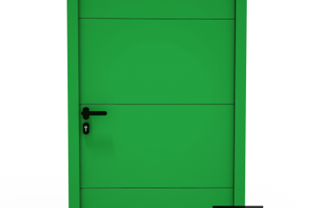 Dvere Hörmann LPU 42 v gardeon zelenej farbe