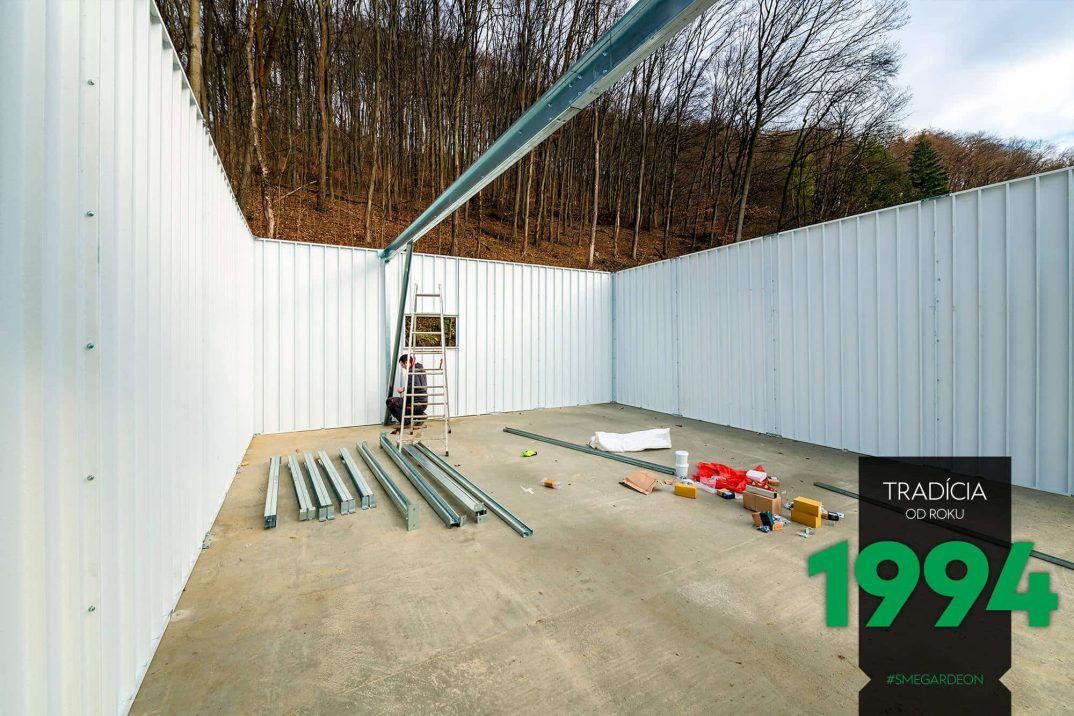 Náradie pre montovanie garáže