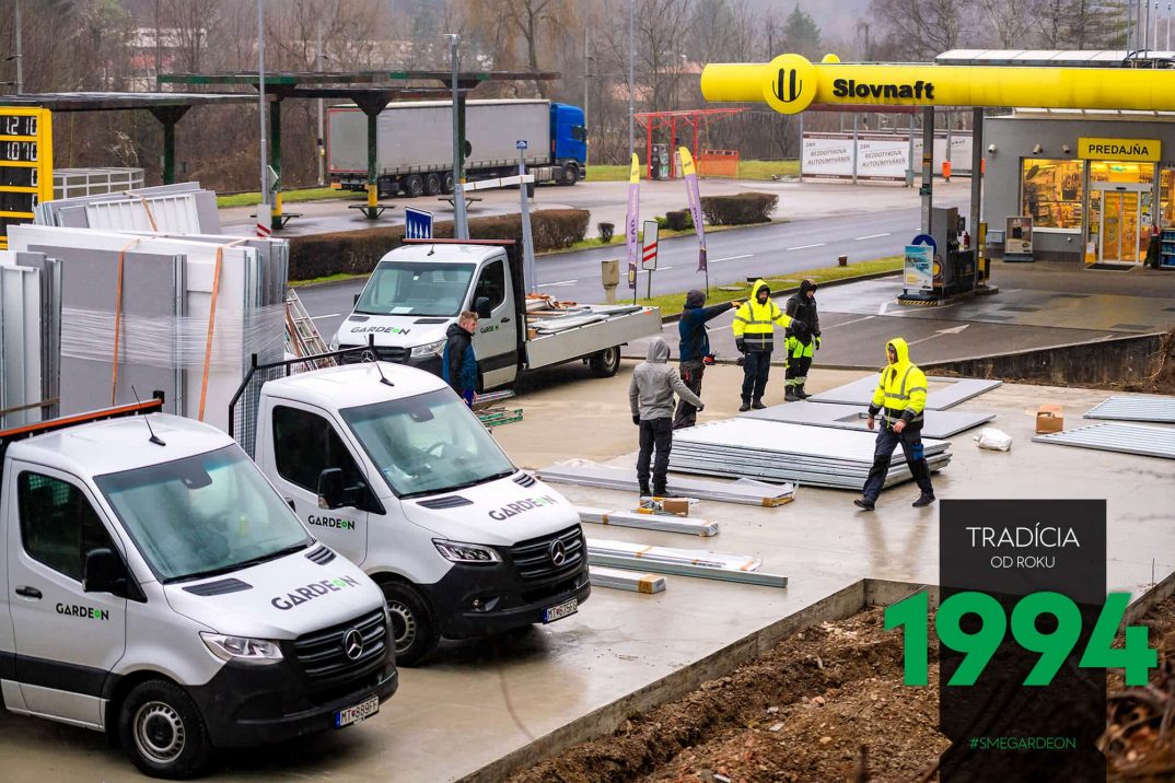 Dodávky GARDEON pri Slovnafte