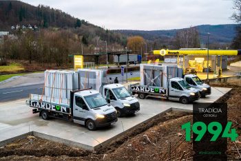 Dodávky GARDEON pred montážou