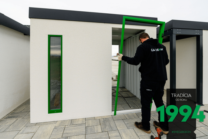 Zelený rám dveří GARDEON