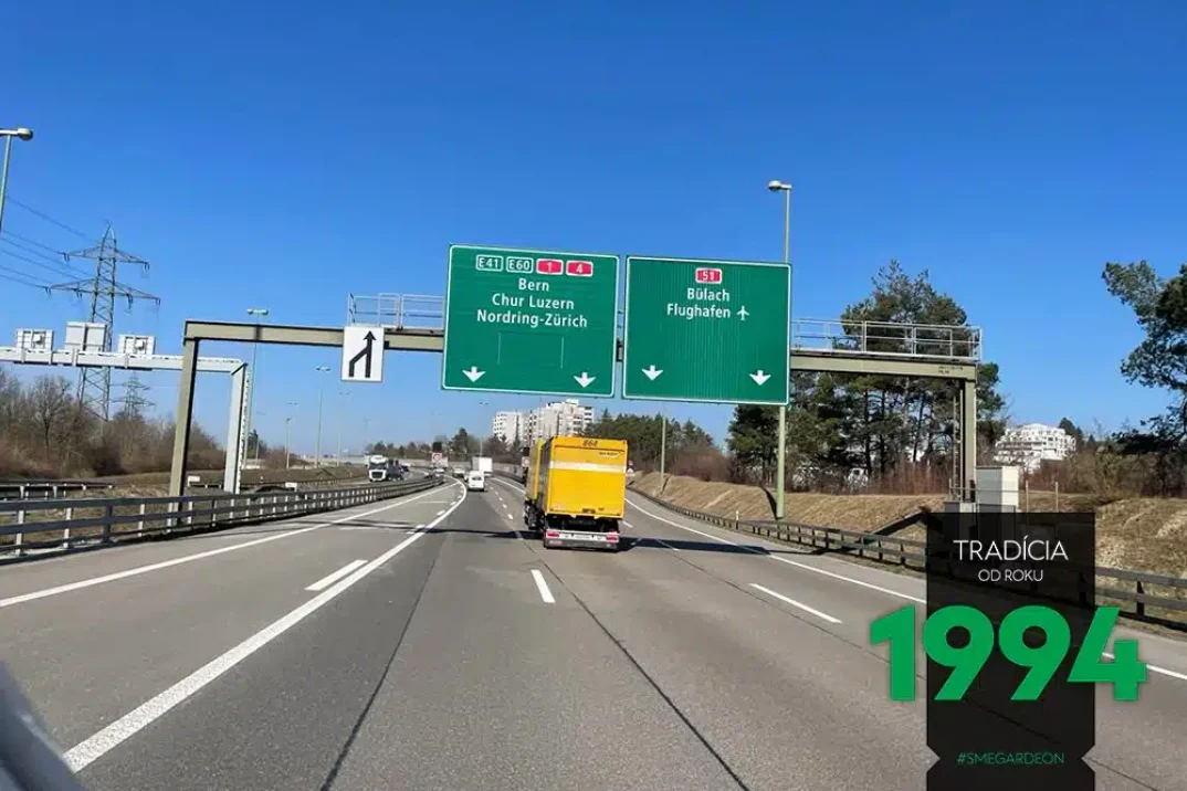 Montážníci na cestě do Švýcarska