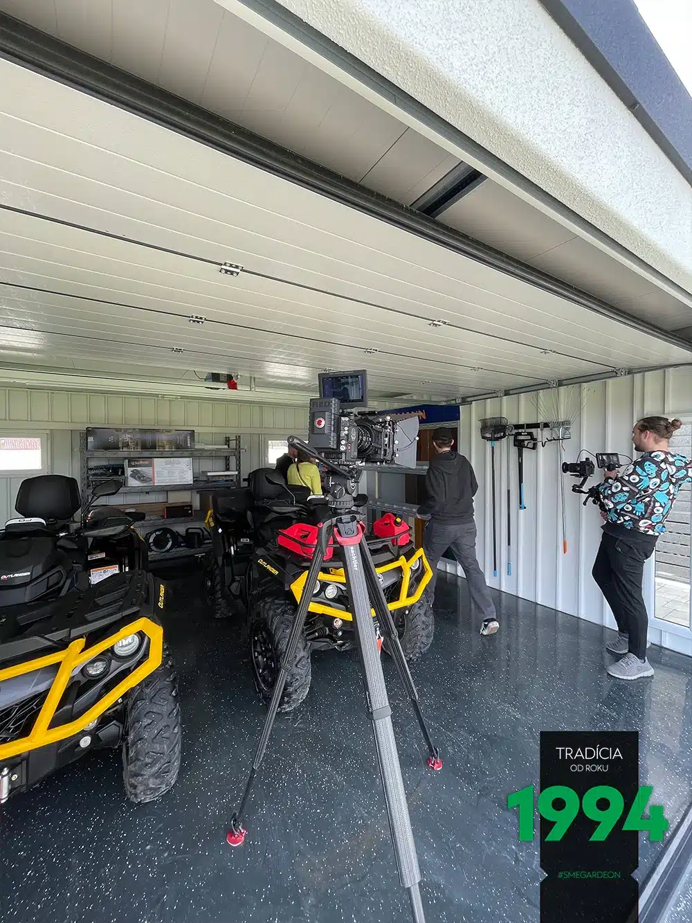 Natáčení v garáži
