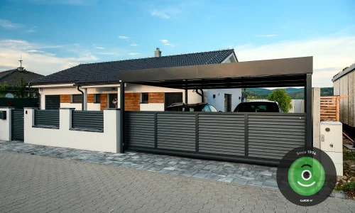 Přístřešek pro dvě auta