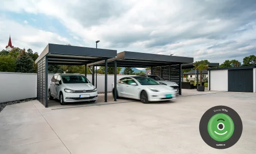 jednopřístřešek a dvoupřístřešek