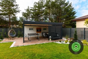 Zahradní domek GARDEON se spádem na zadní stranu