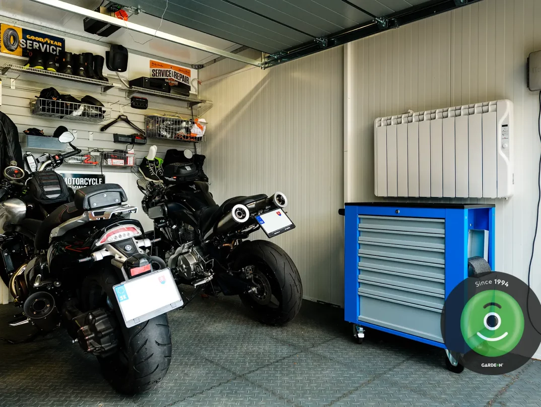 GARDEON montovaná garáž, domeček s přístřeškem