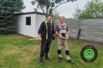 GARDEON spokojený zákazník s montážníkem