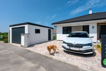 GARDEON garáž pro jedno auto s doplňky antracit 2