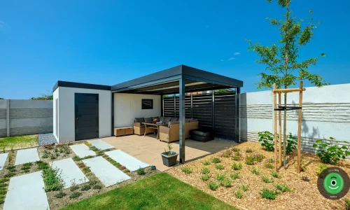 GARDEON domek s přístřeškem 1