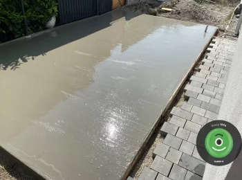 Hotová betonová deska