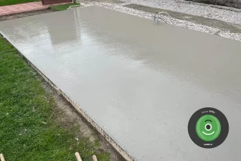 Hotová betonová deska