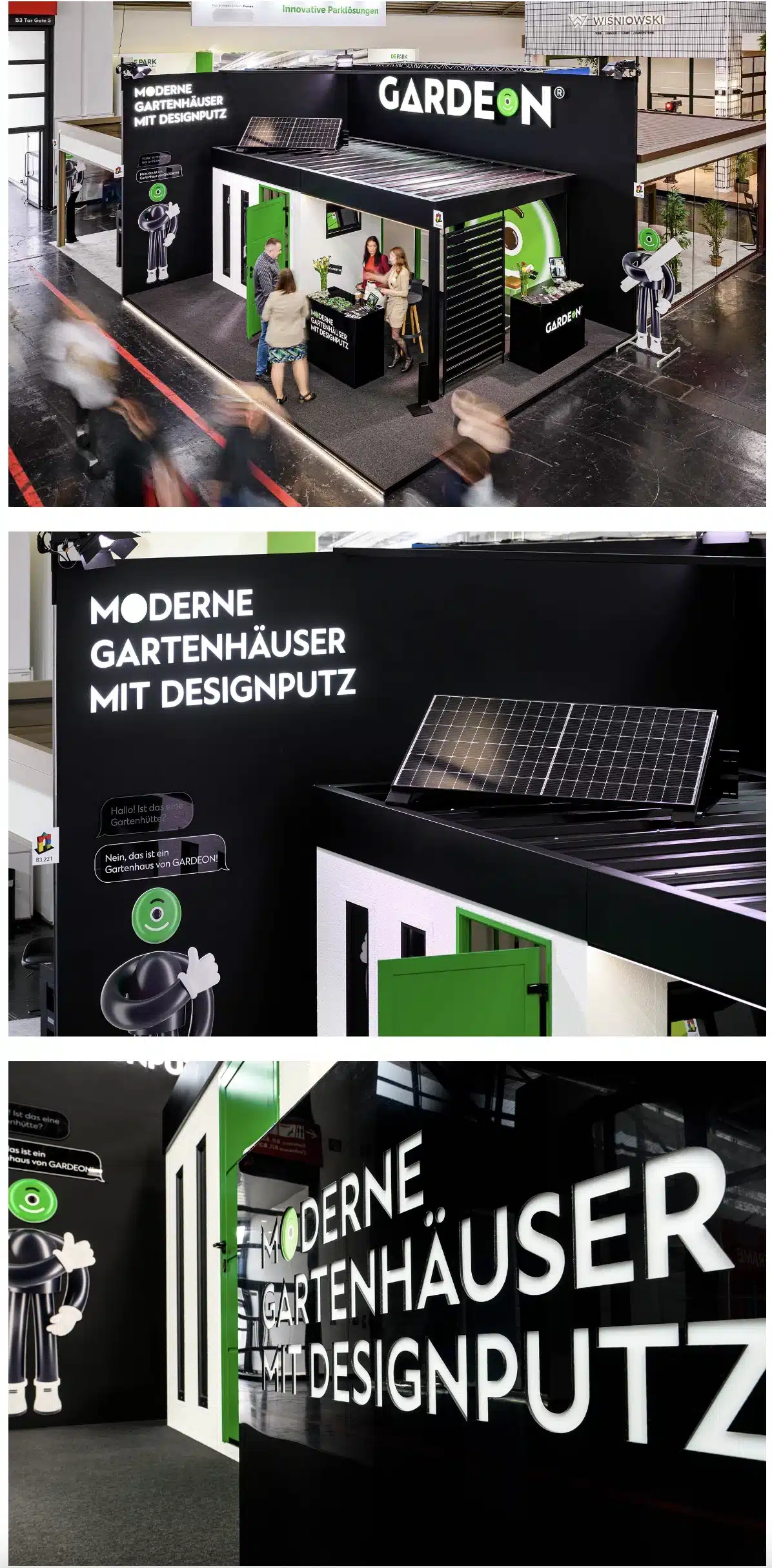 GARDEON branding fotky z výstavy v Německu