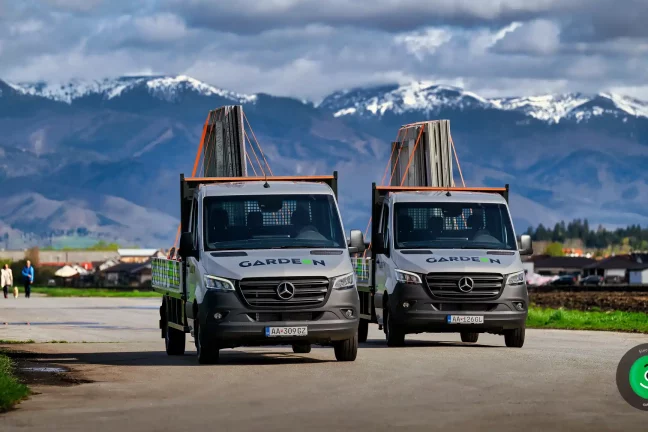 GARDEON Mercedes valníky připravené k montáži