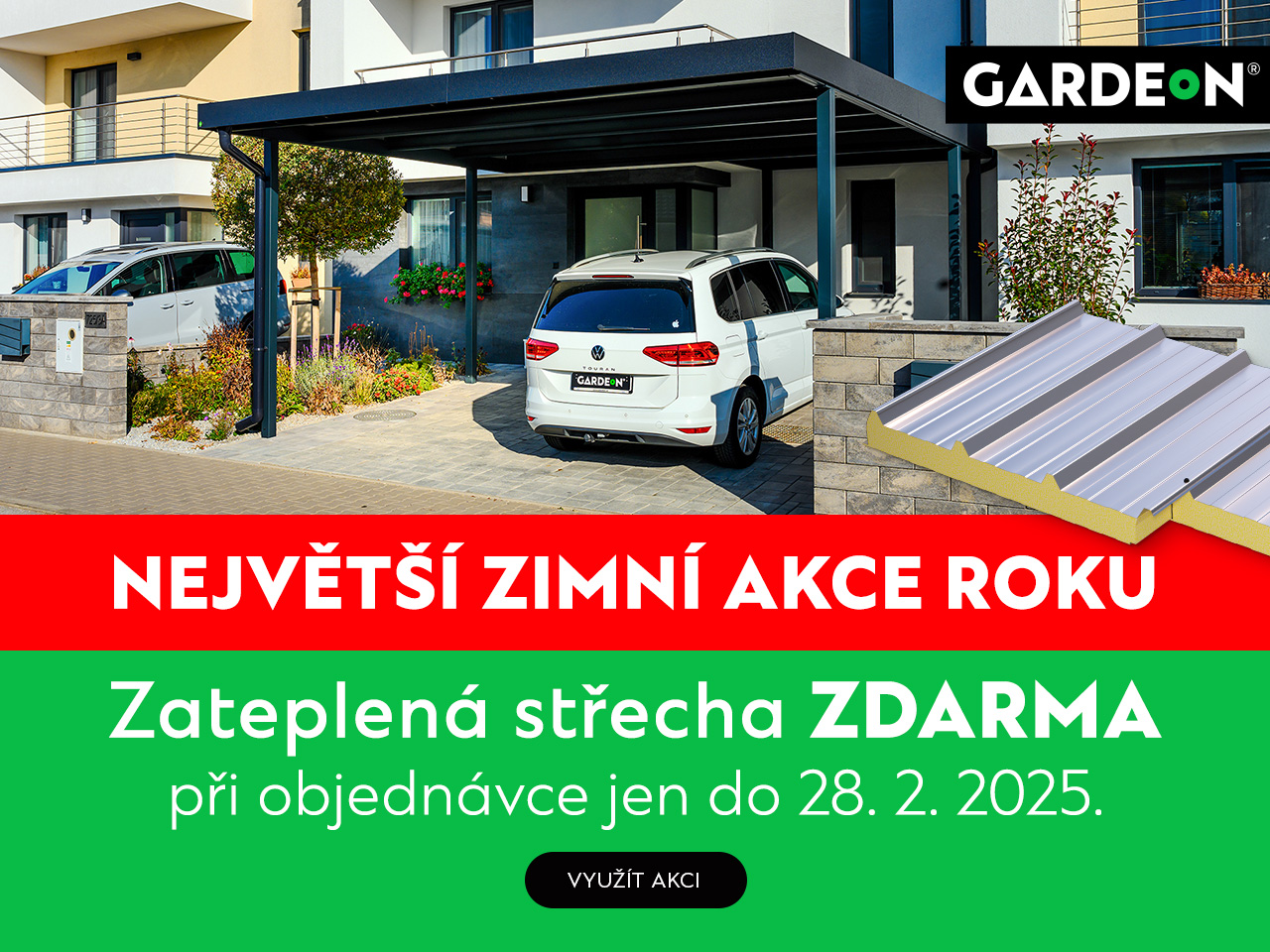 Akcia GARDEON 02/2025 | Přístřešky