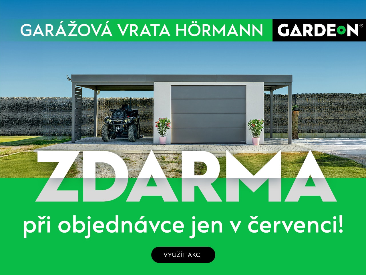 Akcia GARDEON 07/2025 | Garážová vrata ZDARMA