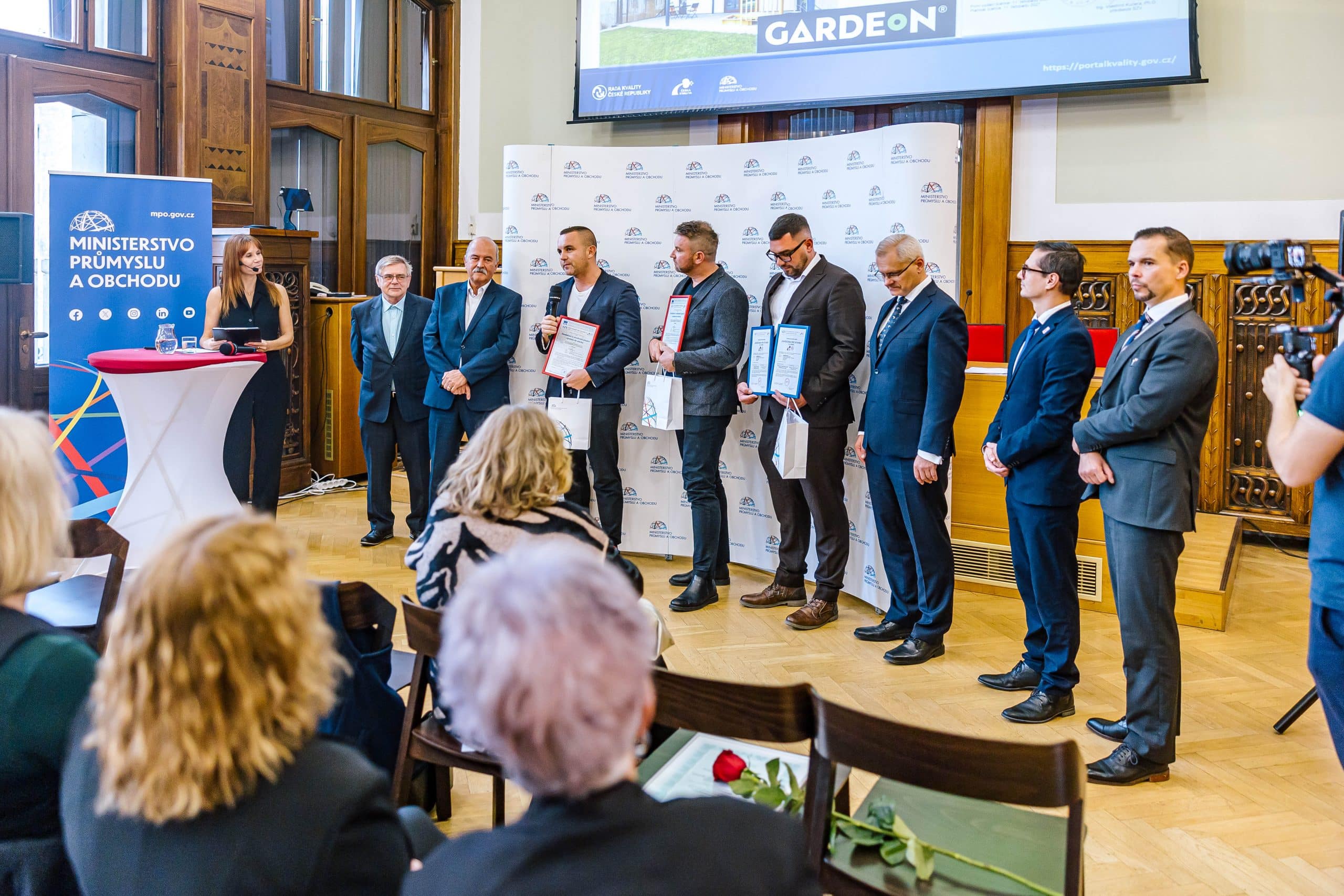 Je to oficiální, kvalita výrobků dovedla Gardeon
 až do Národního programu Česká kvalita! den s ceskou kvalitou 2025