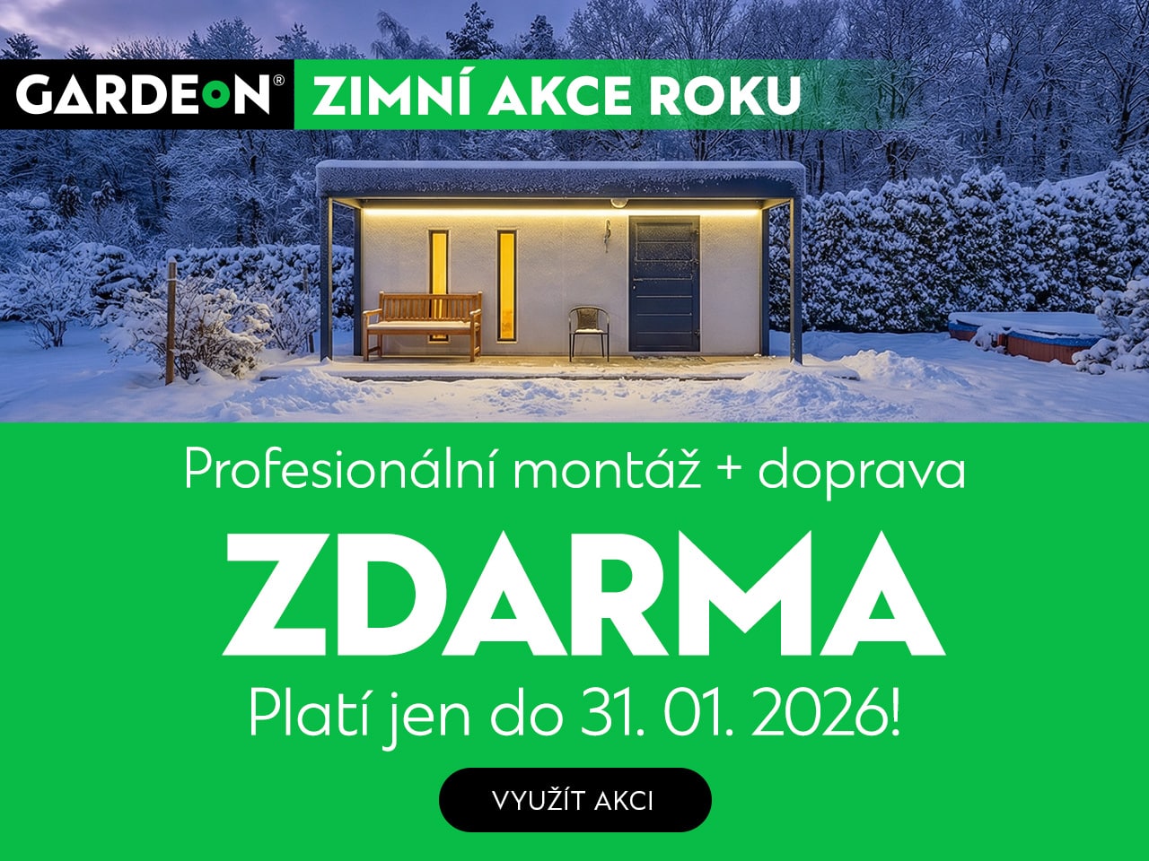Akcia GARDEON | Domky