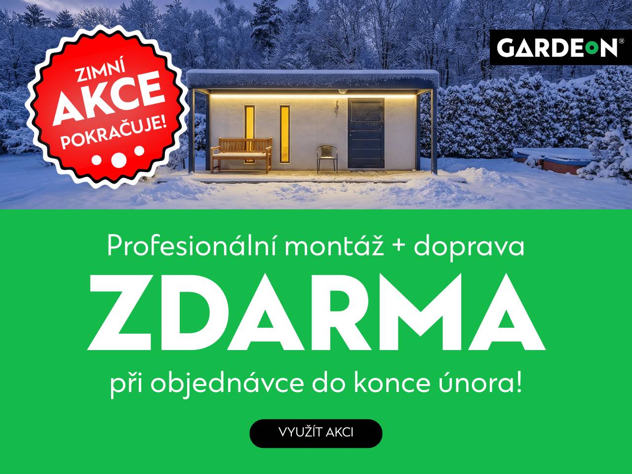 Akce GARDEON | Domky